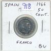 Image 1 : Spain. 1966 50 Cents. General Franco. BU.