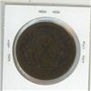 Image 2 : Lower Canada 1837 Penny pre-Confederation Token. Quebec Bank. Strong Ground. Period. Medal Axis. LC-