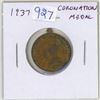 Image 1 : 1937 Coronation Medal for King George VI & Queen Elizabeth. Issued in Canada. VG.
