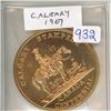 Image 1 : 1967 Calgary Stampede medal. Commemorates Canadian Centennial. BU.