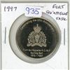 Image 1 : 1997 Fort Qu’Appelle, Saskatchewan Trade Dollar. Commemorates the oldest original Hudson[x=