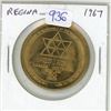 Image 1 : 1967 Regina Trade Dollar. Commemorates Canadian Centennial. BU.