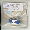 Image 1 : 1985 Paleejook Expo pin. Polar Bear. Enameled.