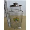 Image 2 : Old store candy jar with nickel plated LTD