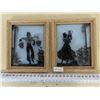 Image 2 : Two pair silhouette pictures with bubble glass