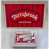 Image 1 : Terry Brook candy metal  sign (9.5x15") & Peppermint bark tin