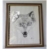 Image 2 : Wolf head picture print - signed Bow 89 - Barrie O. Ward