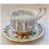 Image 4 : Paragon China "Happy Anniversary" Bone China teacup n saucer