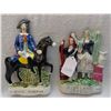 Image 1 : Staffordshire figures - Dick Turpin and Highland Jesse - England