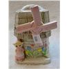 Image 2 : Relpo Dutch windmill planter, w/ music box - good working order
