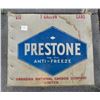 Image 1 : Original 1950s Preston anti-freeze box - empty - 12"H x 14x14"