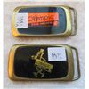 Image 3 : Pair of "Olympic" fine meats solid brass belt buckles - x2