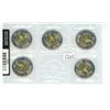 Image 1 : 2014 5pk of "Wait for me Daddy" Canadian toonies