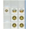 Image 2 : Page of Collector's gold panda coins - cannot verify if pure gold. Possibly gold plated.