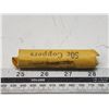 Image 2 : Roll of 1967 Canadian centennial "dove" small cent coins