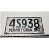 Image 1 : 1950 Manitoba license plate - 4S938