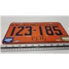 Image 2 : 1976 NFLD license plate - 123-185