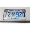 Image 1 : Nova Scotia license plate - 12-920 Camper