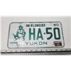 Image 1 : 1980 Yukon license plate - HA-50