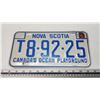Image 1 : Nova Scotia license plate - T8-92-25
