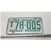 Image 1 : 1978 New Brunswick license plate - T78-005
