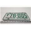 Image 2 : 1978 New Brunswick license plate - T78-005