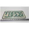 Image 2 : 1975 New Brunswick license plate - T10-530