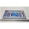 Image 2 : Nova Scotia license plate - DBV-301