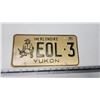 Image 1 : Yukon license plate - E0L-3