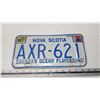 Image 1 : Nova Scotia license plate - AXR-621