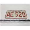 Image 2 : 1975 Saskatchewan small license plate - AE 520