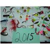 Image 1 : Assortment of 60, mostly ice fishing lures, blade bates, etc.