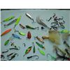Image 2 : Assortment of 60, mostly ice fishing lures, blade bates, etc.