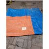 Image 1 : Heavy duty tarp or truck box cover, 130"L x 110"W - double construction, about 18" around all the ta