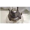 Image 3 : #2 pattern glass coil oil lamp