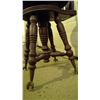 Image 3 : High back claw foot piano stool
