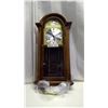 Image 1 : Wooden wood clock with key & pendulum