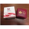 Image 1 : 2015 50th Anniversary of the Canadian flag $3. Colourized. 99.99% pure Silver. Proof with Ultra Heav