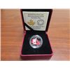Image 2 : 2015 50th Anniversary of the Canadian flag $3. Colourized. 99.99% pure Silver. Proof with Ultra Heav