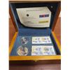 Image 2 : 2004 400th Anniversary of the first French settlement in North America coin & stamp set. Includes a 
