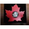 Image 2 : 2015 Canadian Maple Leaf $20. Maple Leaf shaped coin is 99.99% pure Silver. Proof with Ultra Heavy C
