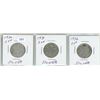 Image 1 : 1930,1931 and 1936 Quarter Silver