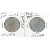 1910 and 1913 Half-dollar Edwards Silver