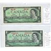 Image 1 : 2- 1967 1 Dollar bill (1 1867-1967 Serial Numbers and 1- regular Serial number) both like new