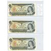 Image 1 : 3- 1973 1 Dollar Bills 3 Serial Numbered Bills in a Row- 3 bills like new