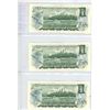 Image 2 : 3- 1973 1 Dollar Bills 3 Serial Numbered Bills in a Row- 3 bills like new