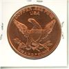 Image 2 : 1oz copper round - Giant Sloth