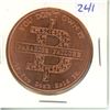 Image 1 : 1oz copper round - Bitcoin "You don't own it if you don't hold it"