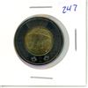 Image 1 : UNC 2022 Canadian Back Toonie - Queen Elizabeth II Mourning