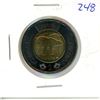 Image 1 : UNC 2022 Canadian Back Toonie - Queen Elizabeth II Mourning